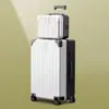 Mala de Viagem Feminina Durável e Robusta 20 polegadas com Rodas Universais Silenciosas, Mala de Couro Masculina com Senha, Novo Modelo 2026