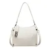 Bolso de Mano Pequeño Cuadrado Simple y Elegante, Nuevo Modelo Primavera 2026, Alta Calidad, Bolso de Hombro y Cruzado de Color Sólido de Moda