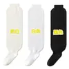 Meias JK de Joelho para Primavera e Verão, Meias Brancas Fofas Estilo Japonês Macias e Adoráveis Estilo Academia Preguiçosas Creme Enrugadas, Meias de Cano Médio