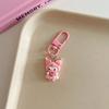 Llavero Rosa de Gaviota Colgante de Corazón de Resina para Niña Colgante para Mochila de Estudiante Accesorios Regalo de Graduación Mochila Venta al por Mayor
