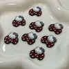 Nuevo Aleación Kt Puntos de Polka Lazo Goteo de Aceite DIY Accesorios Hechos a Mano Funda de Teléfono Móvil Parche Accesorios para el Cabello Accesorios para Pasador de Pelo