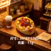 Comida Simulada Hot Dog Pan de Queso Bollo de Salchicha Llavero Colgante Accesorios DIY Funda de Teléfono Imán para Refrigerador
