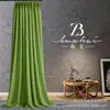 Decoración de Boda de Terciopelo Verde Tela de Terciopelo Cortina para Eventos en Escenario Cortina de Terciopelo Holandés Tela de Terciopelo