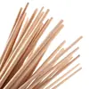 Varillas Redondas de Madera Maciza Natural para Manualidades DIY, Resistentes a la Flexión y al Desgaste, Suministro Directo del Fabricante