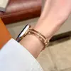 Anel Estrela Corrente de Cobre Zircônio Pulseira de Metal para Relógio Adequado para Apple Watch iWatch 12ª Geração 11/10