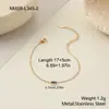 Pulseira de Aço Inoxidável Colorido com Zircônia Pedra de Nascimento e Signo do Zodíaco, Design de Nicho, Joia de Mão da Moda Levemente Luxuosa para Atacado