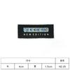Impresión a color directo etiqueta de cuero negro marca de cuero accesorios de vestir Marca de moda ropa abrigo abrigo marca registrada de cuero
