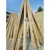 Decoração anticorrosiva haste de bambu decoração de bambu natural haste de bandeira bambu decoração de bloqueio de pátio interno suporte de vegetais engenharia de construção de bambu