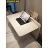 Mesita de Noche Dormitorio Colgante Habitación Cama Litera Colgante Escritorio de Computadora Litera Inferior Plegable Fijo Simple Mesa de Almacenamiento
