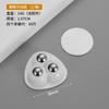 Tipo Adhesivo Polea Universal Rueda con Rodamiento de Bolas sin Perforaciones Base Engrosada para el Hogar Rueda Pequeña Silenciosa Móvil Resistente al Desgaste