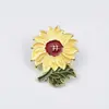 Broche de Flor de Rosa y Tulipán Transfronterizo Versátil Metal para Ropa de Niña Corsage Insignia de Joyería Pequeña Fresca Accesorios