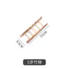 Mini Cesta Tejida de Bambú Decoración Sashimi Cesta Pequeña de Bambú Cesta para Snacks Japoneses Bandeja Pequeña de Bambú Decoración de Presentación de Platos Productos de Bambú