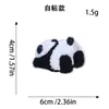 Parches Bordados de Toalla de Panda Rojo de Dibujos Animados Etiquetas Bordadas por Computadora Bordado de Logo de Ropa, Zapatos, Sombreros y Accesorios al por Mayor