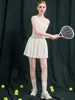 Vestido de Tenis, Ropa Deportiva Fresca para Fitness, Ropa de Yoga, Nuevo Estilo para Mujer, Transpirable y Cómodo para Correr y Fitness, Ropa Deportiva