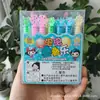 Palito para hacer burbujas de tubo de ensayo pequeño mini de 11 cm y 4.5 ml, juguete para soplar burbujas, palito de burbujas de 5 agujeros, botella vacía al por mayor