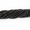 Cuentas de obsidiana con superficie de corte de piedra negra natural, cuentas facetadas, horquilla para el cabello, borla, cadena de clavícula, joyería al por mayor