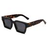 2025 Nuevas Gafas de Sol Retro Simples de Montura Cuadrada Engrosada Anillo Metálico Transfronterizo Gafas de Sol de Acetato de Alta Gama para Hombre y Mujer