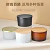 Tazas de Vidrio para Velas Multiespecificación, Tazas para Velas de Aromaterapia, Tazas Vacías, Tazas Portavelas de Fragancia para Hotel, Frascos Vacíos de Vidrio Impresos y con Spray de Color