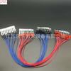 Pinza de cocodrilo de dos cabezas, cable de circuito eléctrico físico, instrumento de enseñanza de 40 cm.