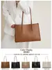 Bolso de Hombro Versátil de Gama Alta para Mujer, Bolso Tote de Gran Capacidad, Bolso de Mano Nuevo de Piel Genuina para Mujer