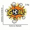 Novos Adesivos de Tecido Bordados Esportivos de Futebol Desenho Animado Coloridos Patches de Grafite Acessórios para Roupas Bordados em Computador Prontos para Venda