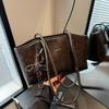 Bolso Pequeño Cruzado de Textura Avanzada para Multitudes Nuevo 2024 Moda Bolso de Hombro para Mujer Bolso Tote de Gran Capacidad Bolso para Viajar
