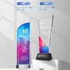 Troféu de Cristal Personalizado para Funcionários de Destaque, Design Criativo e Elegante para Premiações da Reunião Anual da Empresa, Personalização de Troféu de Alto Padrão