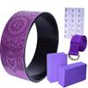 Set de cinco piezas de rueda de yoga de PU para principiantes, entrenador de cintura para flexiones de espalda, anillo de yoga para abrir la espalda, yogawheel, dispositivo de rueda Damo