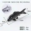 Modelo de Peixe Koi de Simulação em PVC Pingente de Chaveiro de Peixe Dourado Peixe Ornamental Tanque de Peixes Paisagismo Decorativo Adereços Decorativos