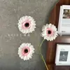 Flores artificiales crisantemo de 3 cabezas girasol decoración de boda decoración de interior del hogar arreglo de flores artificiales flores de seda