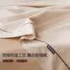 Juego de tres piezas de algodón puro teñido en hilo engrosado de algodón de fibra larga de Xinjiang Clase A para estudiantes, sábana individual o doble