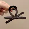 Pinza para el Pelo de Flor para Cabello Grueso en la Parte Trasera de la Cabeza, Pinza para el Pelo de Lazo Linda y Sencilla, Tamaño Grande para Mujeres, Popular Pinza de Tiburón de Acrílico