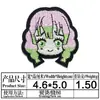 Alta calidad Ghost Blade Personaje de dibujos animados japonés Bordado de personaje de dibujos animados Pegatinas de tela para ropa Parche caliente de AliExpress