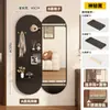 Espejo de Cuerpo Entero Oculto Empotrable en Pared con Tablero Perforado Personalizado de Fábrica, Espejo de Vestir Push-Pull, Espejo de Vestidor Empotrable en Pared Cerrable