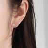 Elegantes aretes de botón de flor con diamantes completos personalizados para mujer, celebridad en línea, dulces, combinan con todo, exquisitos, de alta calidad, suministro de comercio exterior