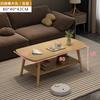 Estante de Almacenamiento de Noche Mesa Auxiliar para Sofá de Sala de Estar Mesa de Esquina Balcón Mesa de Centro Pequeña de Doble Capa Mesa Pequeña de Esquina para Dormitorio Mesa de Noche