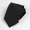 Directo de fábrica ropa formal para hombre moda profesional negocio corbata 8cm patrón de lunares azul nueva corbata para traje