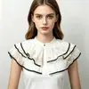 Elegante y con estilo, capa estilo chino, chal de encaje, cárdigan para llevar sobre un cheongsam, cuello falso, venta al por mayor transfronteriza