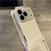 Adequado para a Nova Capa de Celular Estilo Ins Cinza Titânio com Textura de Lichia para Apple 17 Pro iPhone