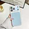 Capa de Celular de Couro de Cordeiro com Vidro Corning Adequada para Apple 17 Pro Max Capa Macia iPhone 16 Lente Protetora Material do Telefone