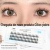 Cílios Postiços Polvo Diabinho, Espessos Naturalmente Segmentados para Cosplay, Novo Estilo Cruzado de Maquiagem
