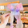 Tocado Super hada lazo tocado banda para el cabello cinta para el cabello femenina borla de perla pinza para el cabello trenzada accesorios para el cabello para niñas al por mayor