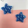 Atacado de Fabricante de Acessórios de Cabelo Infantis, Estrelas de Cinco Pontas em Tecido Jeans, Acessórios de Roupa em Formato de Coração e Acessórios de Joalheria em Estoque para Atacado