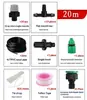 Kit de Riego por Goteo Automático para Jardín, Tubería de Micro Aspersión Ahorradora de Agua con Flujo de Agua Ajustable, Equipo de Riego para Plantas en Maceta de Balcón y Patio