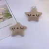Brinquedo de Pelúcia Estrela Enchido com Algodão Bordado Estrela de Cinco Pontas Acessórios para Grampo de Cabelo Bolsa de Roupas Estrela de Cinco Pontas Sorridente