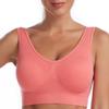 Roupa íntima esportiva feminina correndo à prova de choque push-up lindo costas tamanho grande sutiã esportivo sem colete de anel de aço sutiã esportivo de ioga