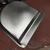 Pá de Lixo Manual de Aço Inoxidável Espessado Pá de Lixo Manual Integrada Única Durável Doméstica Externa Pá de Poeira