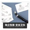 Agujas Manuales para Microblading, Tatuaje de Cejas y Labios, Especializadas para Tatuaje de Labios, Tres Filas de 28 Puntas de Microagujas, Cuchillas de Aguja sin Sombra para Tatuaje Manual de Labios en Piel Negra