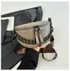 Bolso Cruzado de Textura Alta con Grano de Piedra Estilo Nuevo para Mujer Bolso de Cintura Versátil Bolso de Pecho de Gran Capacidad Bolso para Teléfono Móvil de Mujer