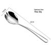 Colher de aço inoxidável 304 espessada, talheres ocidentais, faca para bife, garfo, suprimentos para hotéis, colher de café, colher de sobremesa para gelo